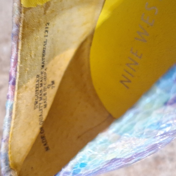 Nine West snakeprint flat shoes - Picture 5 of 8